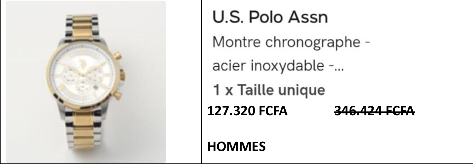 MONTRE U.S .POLO Assn