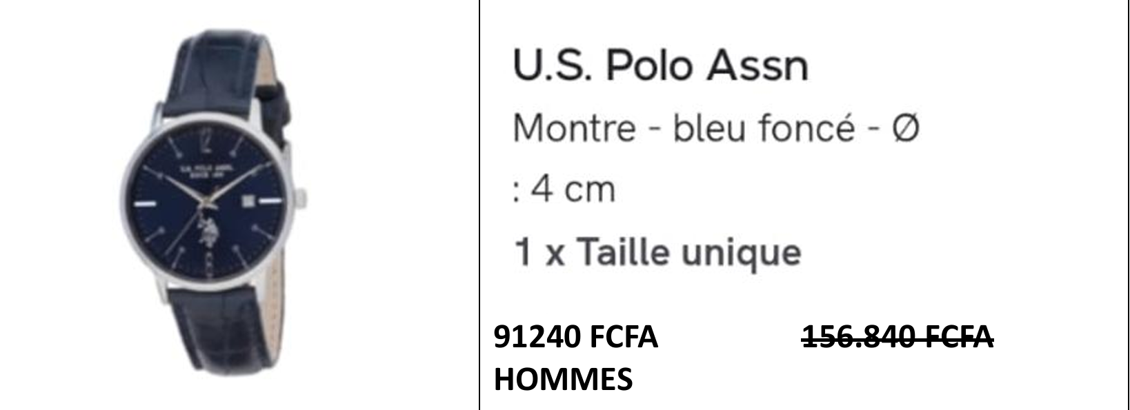MONTRE U.S .POLO Assn