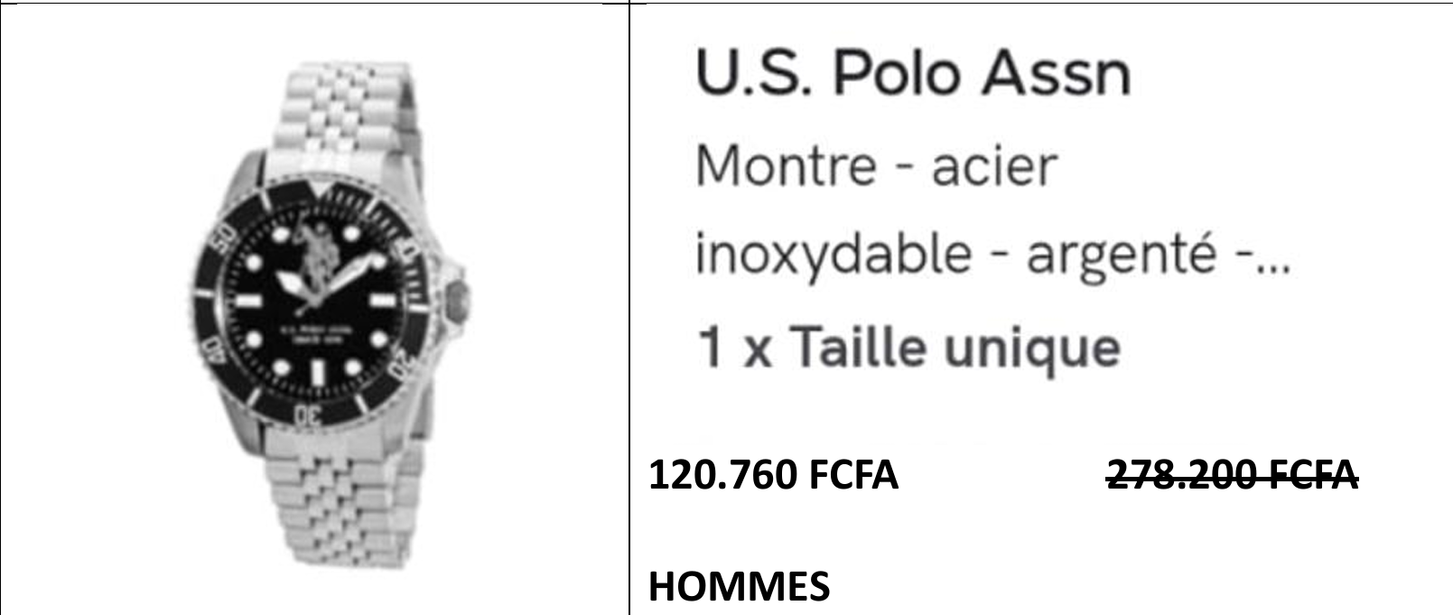 MONTRE U.S .POLO Assn