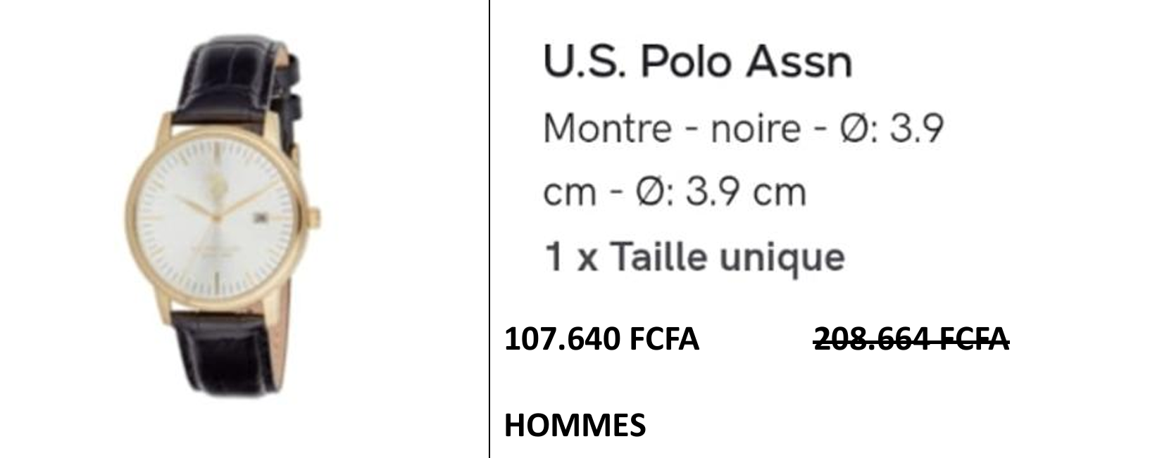 MONTRE U.S .POLO Assn